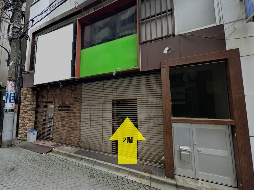 貸店舗(スケルトン)の外観