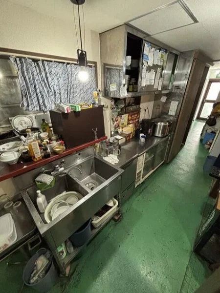 桜ヶ丘の居抜き店舗の厨房