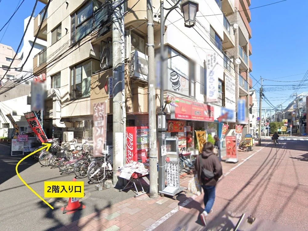 池上の居抜き店舗の外観