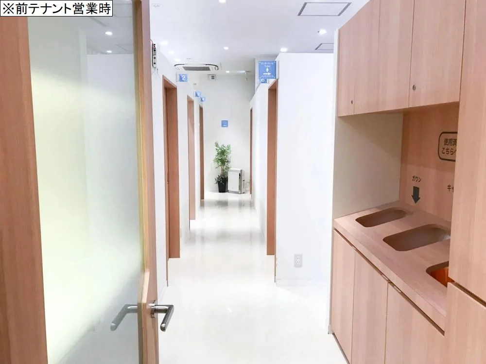 自由が丘の居抜き店舗の内装