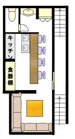 スナック・パブの居抜き物件のエントランス