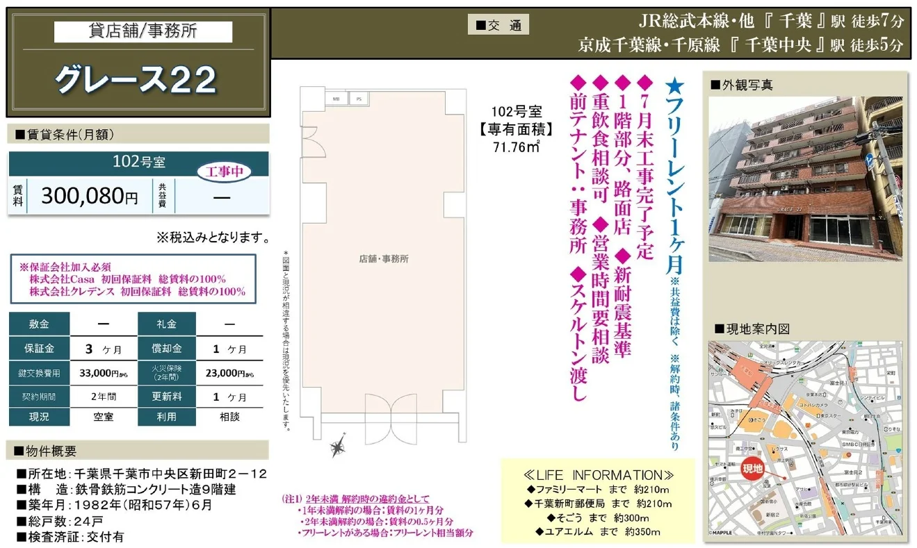 貸店舗(スケルトン)のその他