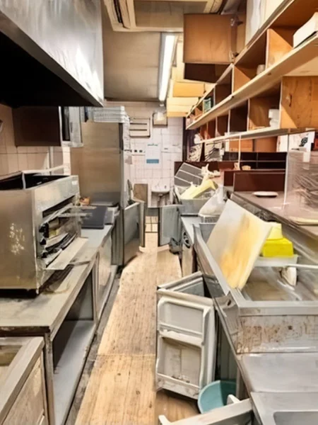 北八王子の居抜き店舗の厨房