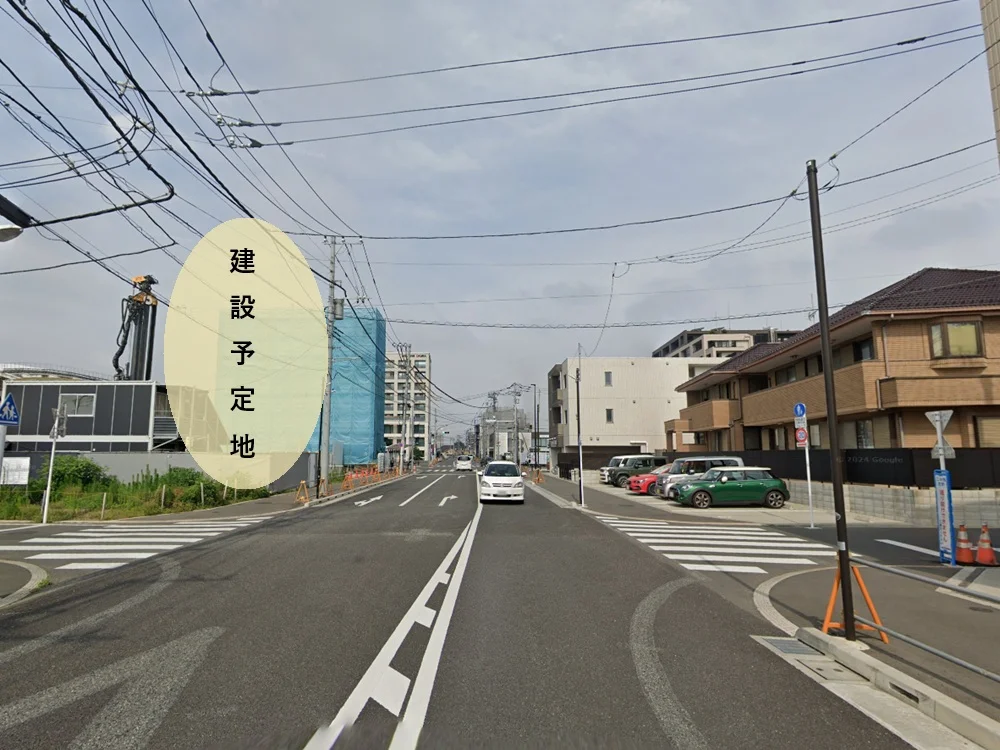 貸店舗(スケルトン)の外観