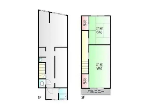 南橋本のインド・ネパール料理居抜きの平面図