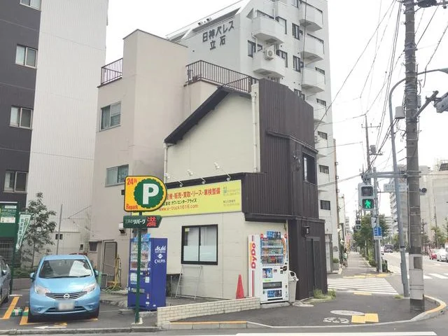 京成立石の事務所仕様店舗物件の外観