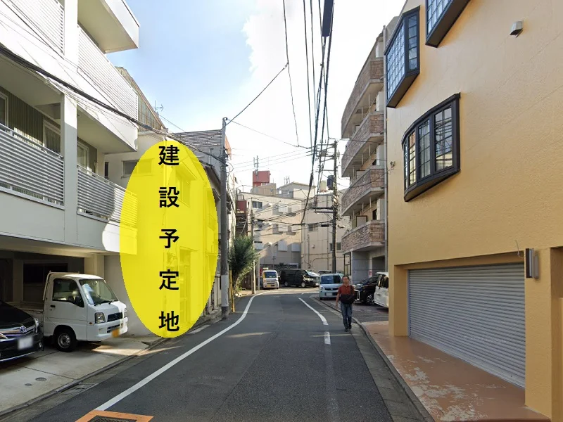 貸店舗(スケルトン)の外観