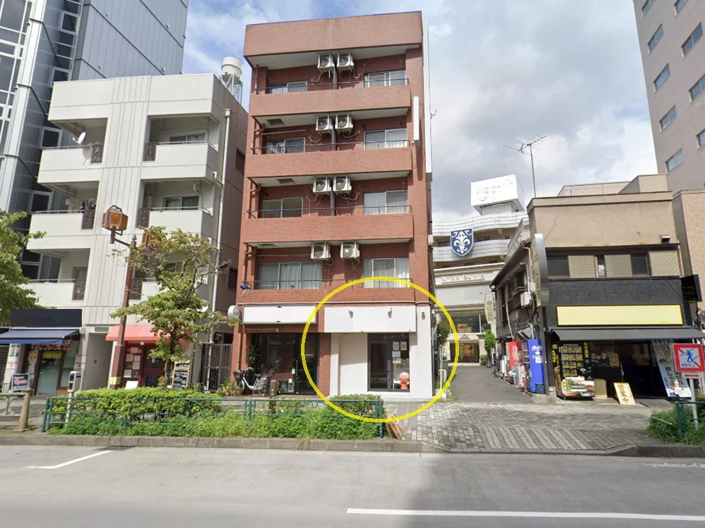 池袋の事務所仕様物件の外観