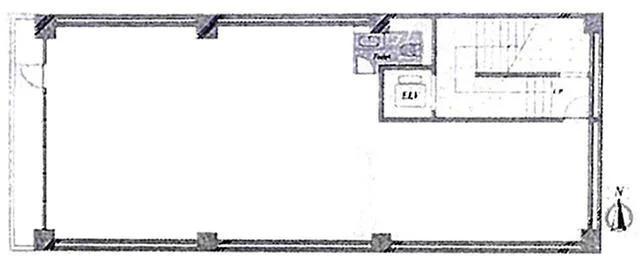 青葉台のスケルトン物件の平面図