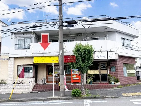 貸店舗(スケルトン)の外観