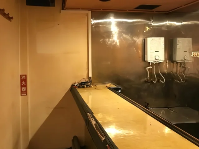 東村山の居抜き店舗の内装