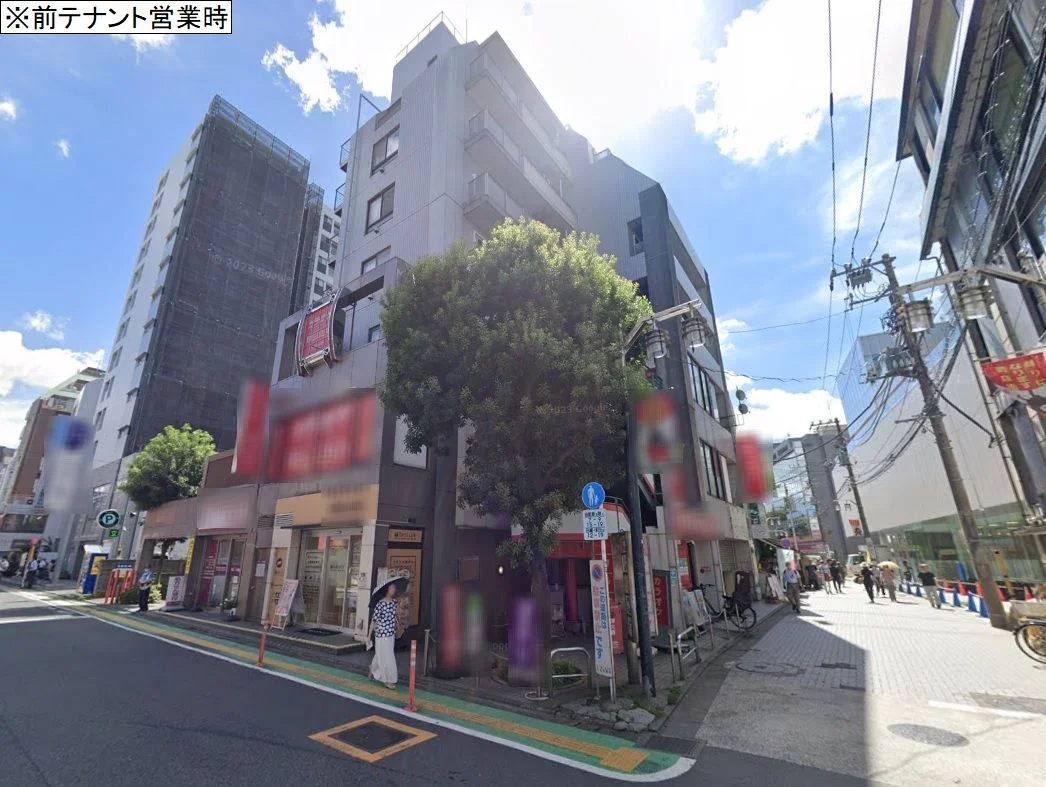 千歳烏山の居抜き店舗の外観