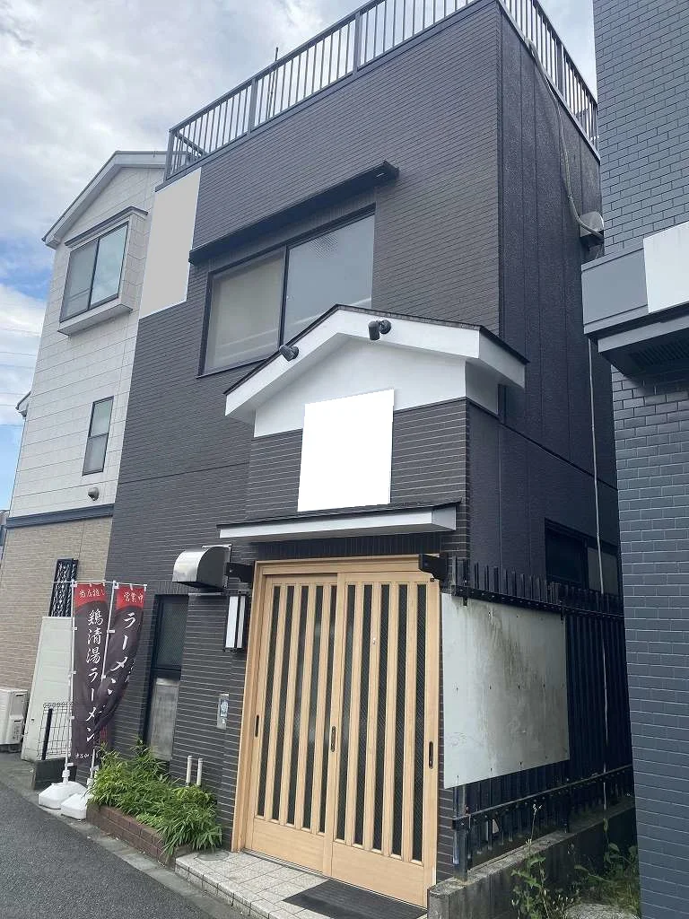 ラーメンの居抜き物件の外観