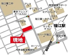 貸店舗(スケルトン)の地図