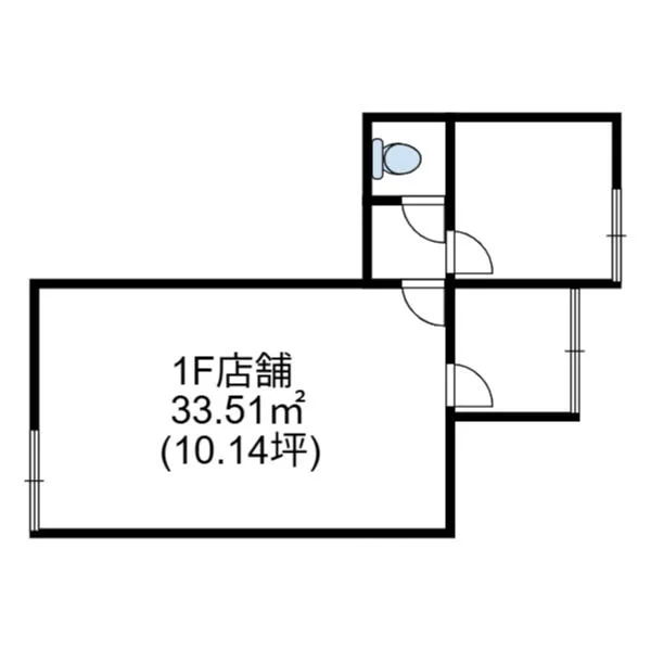 新丸子の居酒屋居抜きの平面図