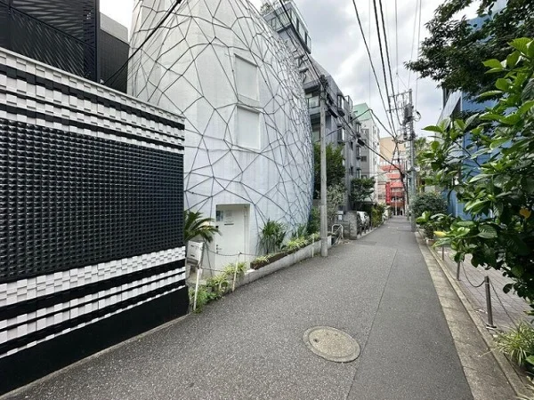 渋谷の事務所仕様店舗物件の外観