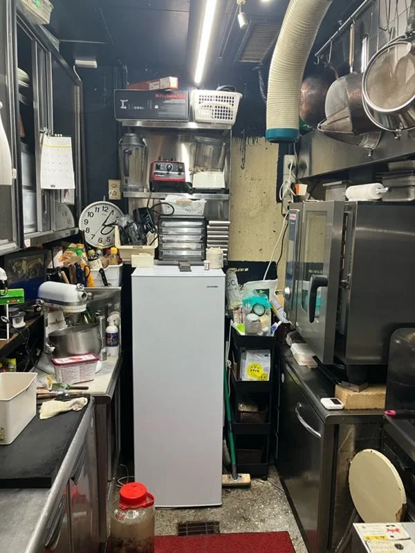 成城学園前の居抜き店舗の厨房