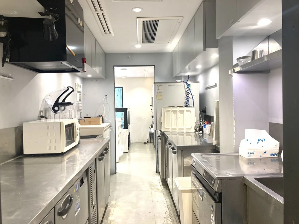 経堂の居抜き店舗の厨房