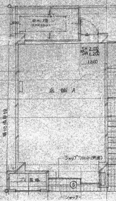 中延のスケルトン物件の平面図