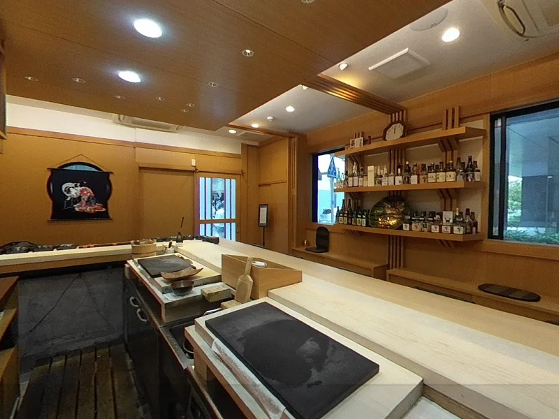 寿司の居抜き物件の内装