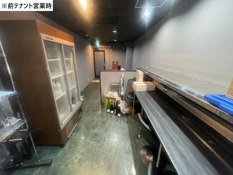 寿司の居抜き物件の厨房