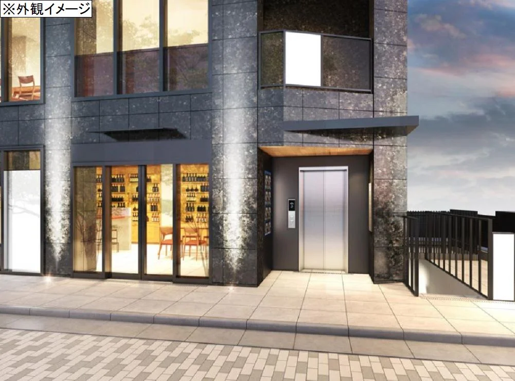 貸店舗(スケルトン)の外観