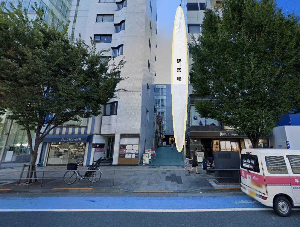 表参道のスケルトン物件の外観