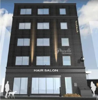 王子神谷のスケルトン店舗物件の外観