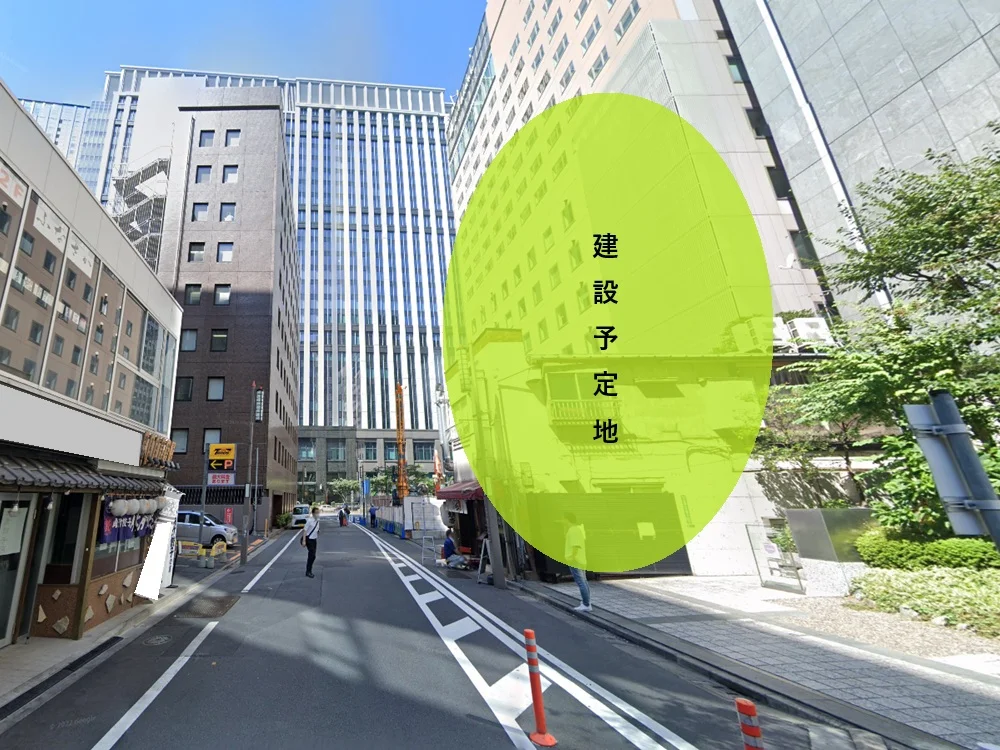 東京のスケルトン物件の外観