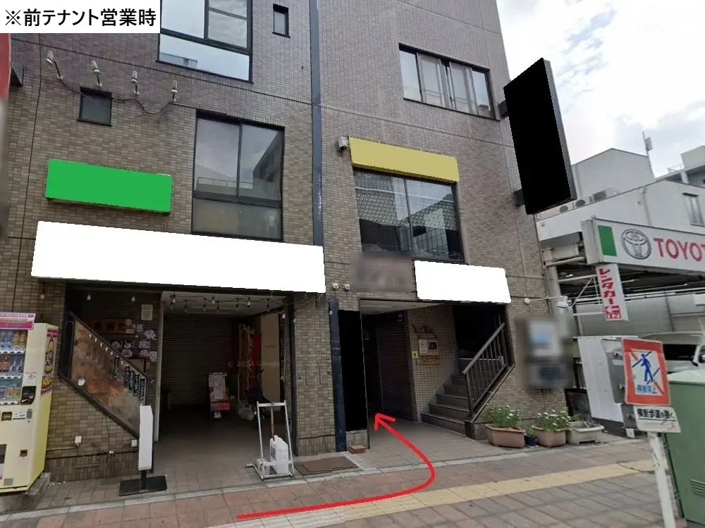 川口の事務所仕様店舗物件の外観