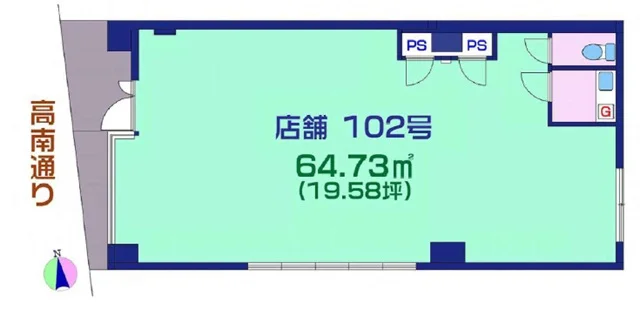 高円寺の事務所仕様物件のその他