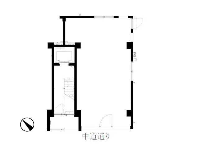 吉祥寺のスケルトン物件の平面図