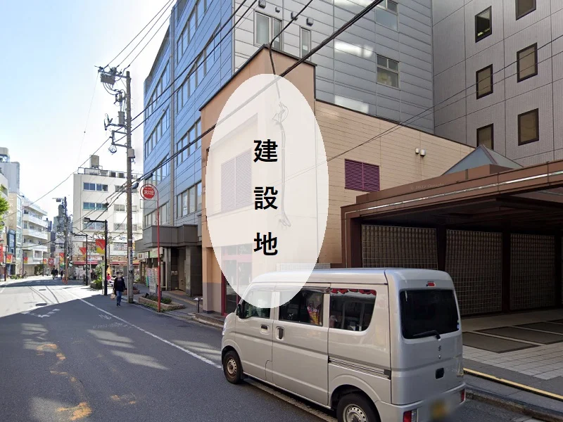 貸店舗(スケルトン)の外観