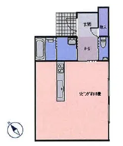 その他の居抜き物件の平面図