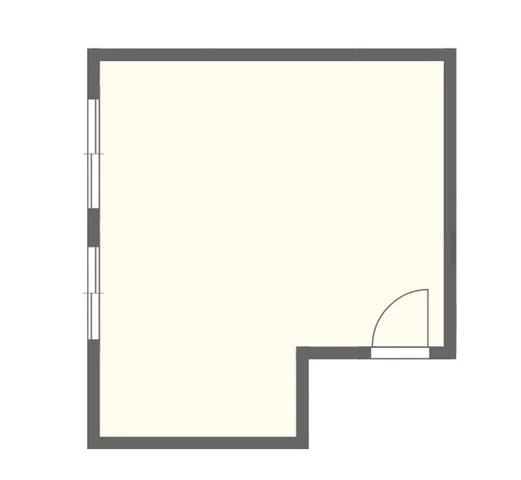 セントラルキッチンの居抜き物件の平面図