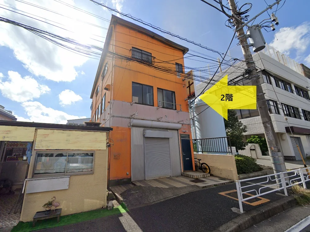 貸店舗(スケルトン)の外観