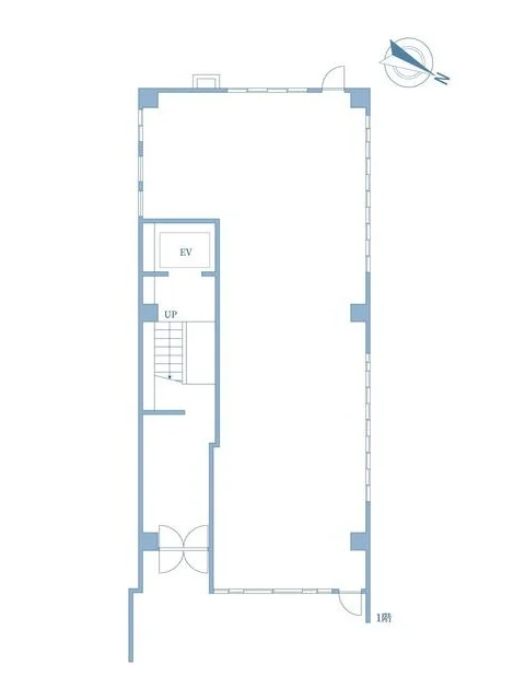 与野のスケルトン物件の平面図