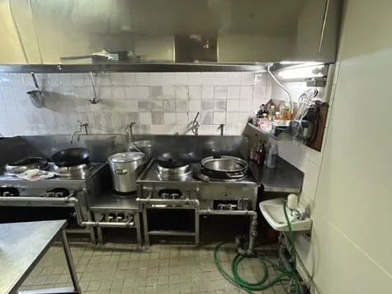 横須賀中央の居抜き店舗の厨房