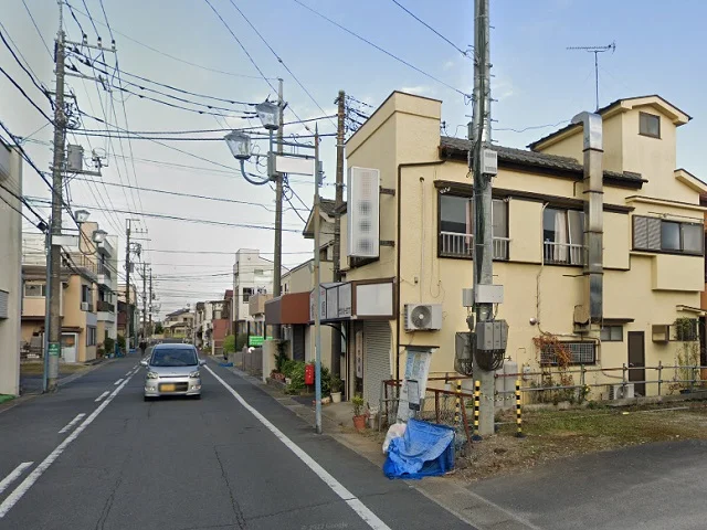 中華料理の居抜き物件の外観