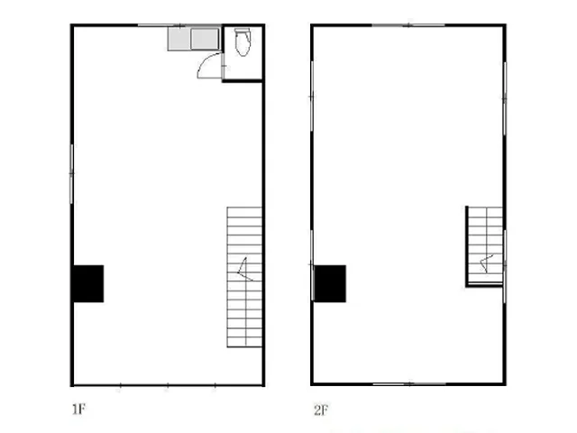貸店舗(事務所仕様)の平面図