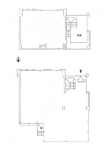仲町台のスケルトン物件の平面図