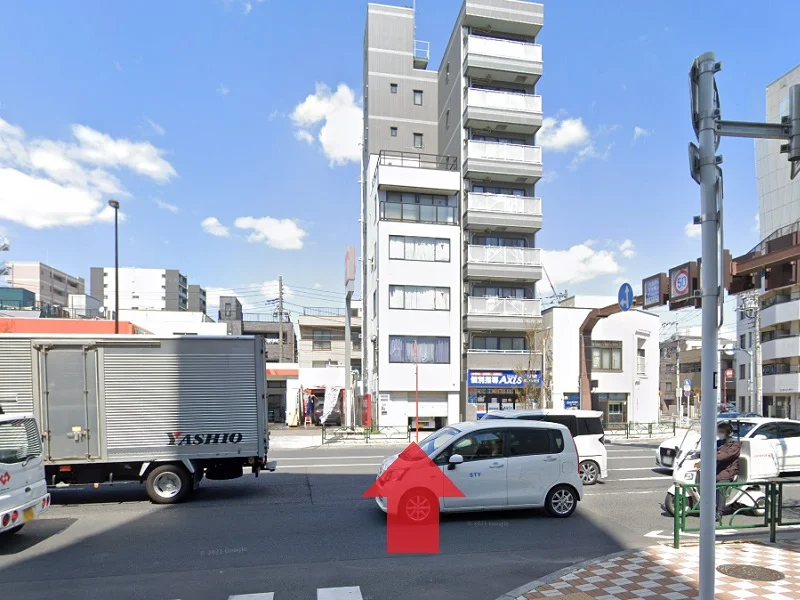 貸店舗(スケルトン)の外観