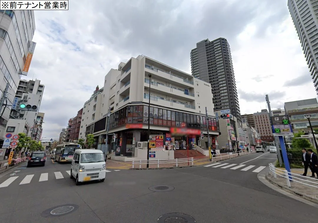 国分寺のスケルトン店舗物件の外観