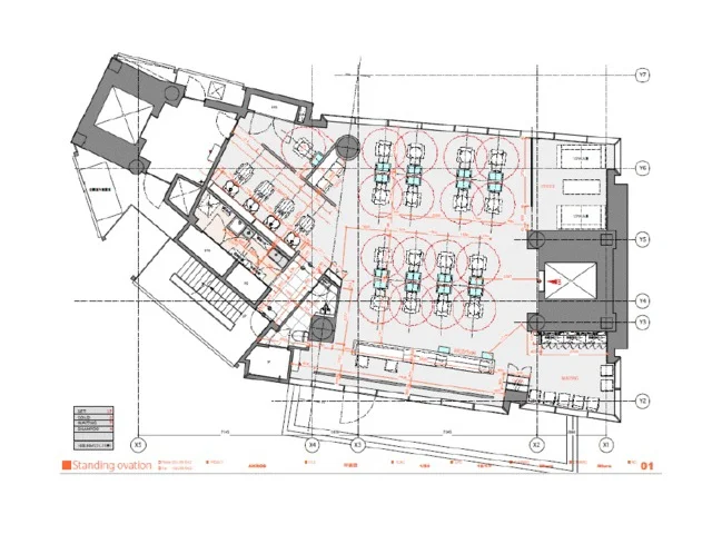 明治神宮前〈原宿〉の居抜き店舗の平面図