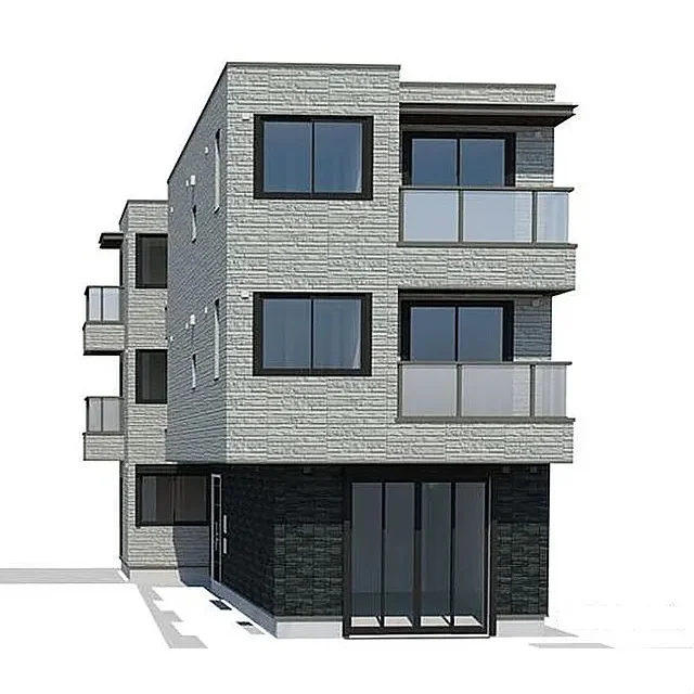 大山のスケルトン店舗物件の外観