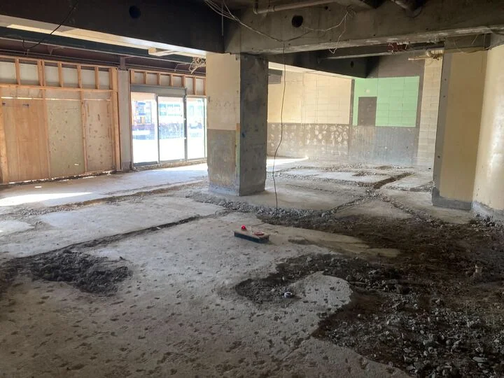 行徳のスケルトン物件の内装