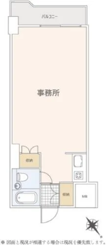 その他の居抜き物件の平面図