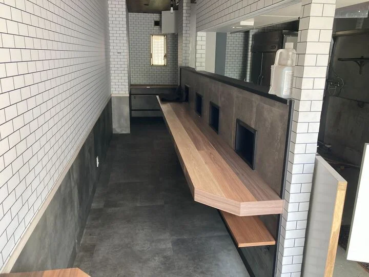 清瀬のラーメン居抜きの内装