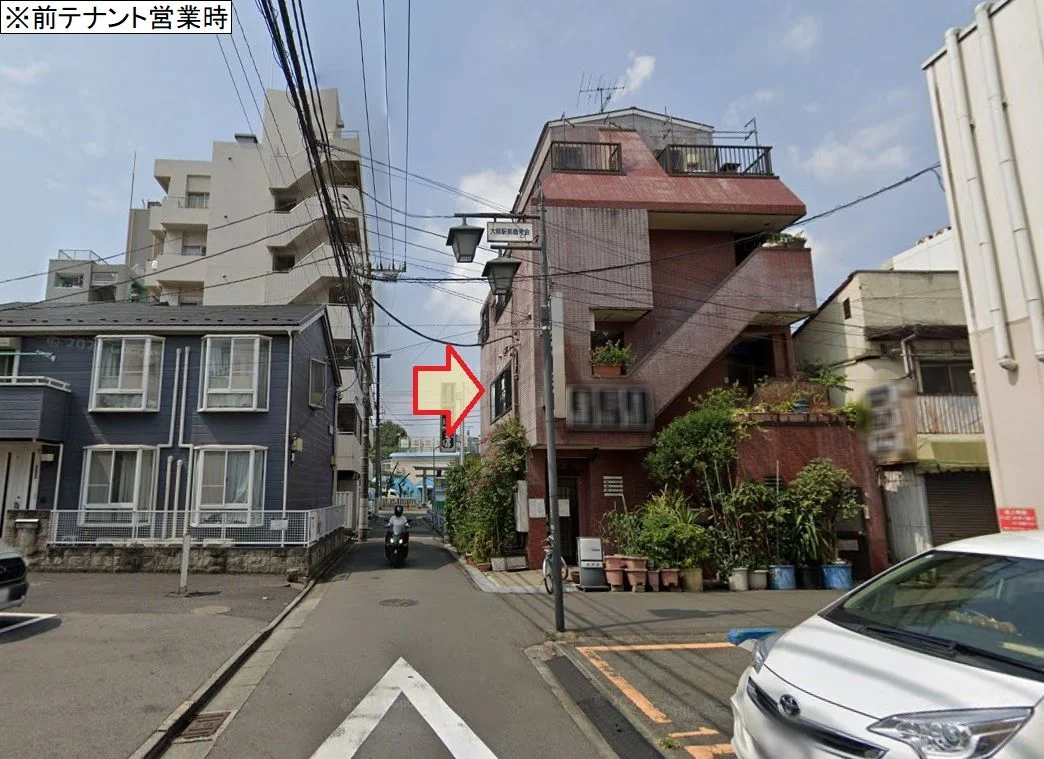 川崎大師の美容室・理容室居抜きの外観