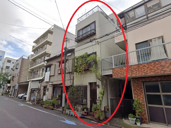 貸店舗(事務所仕様)の外観